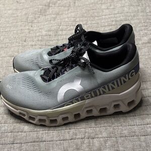 On cloudmonster sneakers.